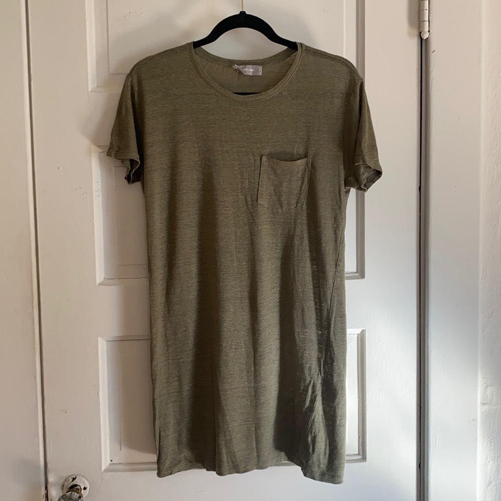 Everlane Linen Shirt Dress, Size S